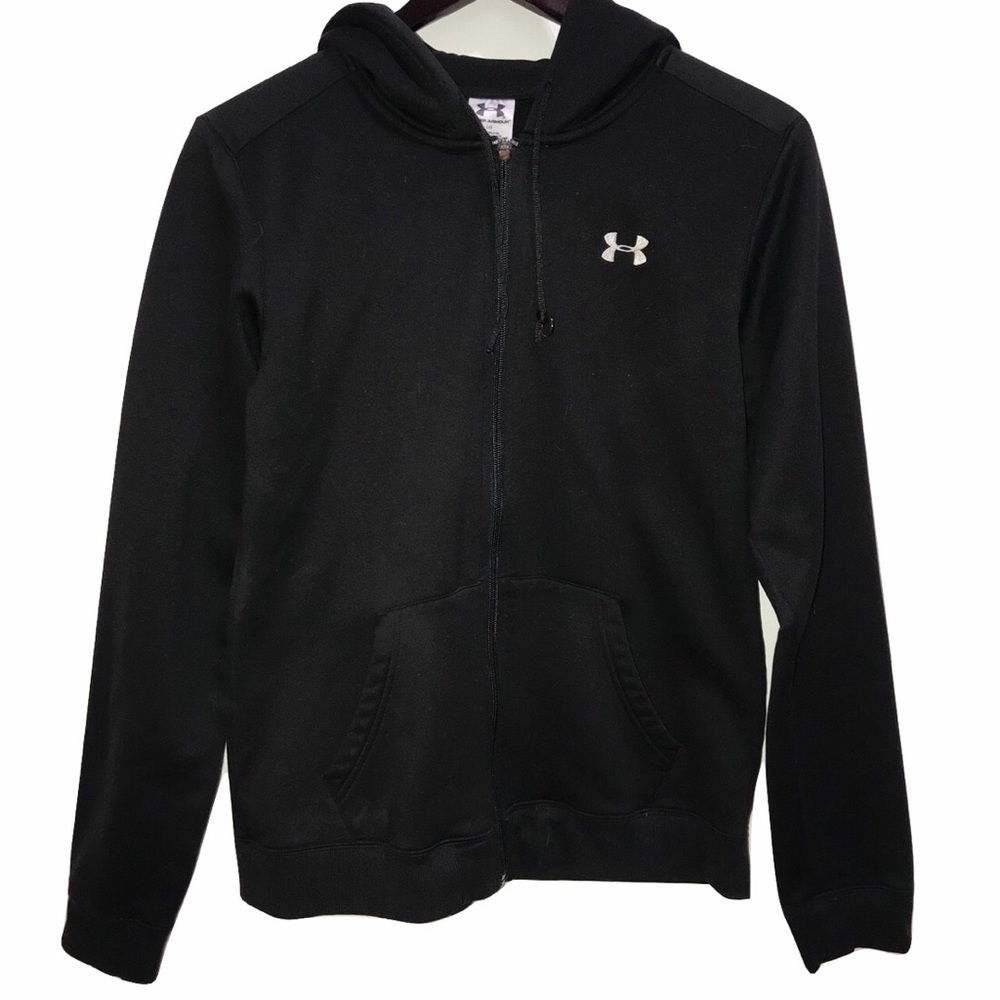 Under Armour || Black zip up hoodie